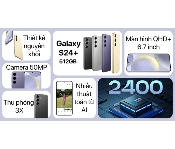 Samsung Galaxy S24 Plus 512GB 2 Sim